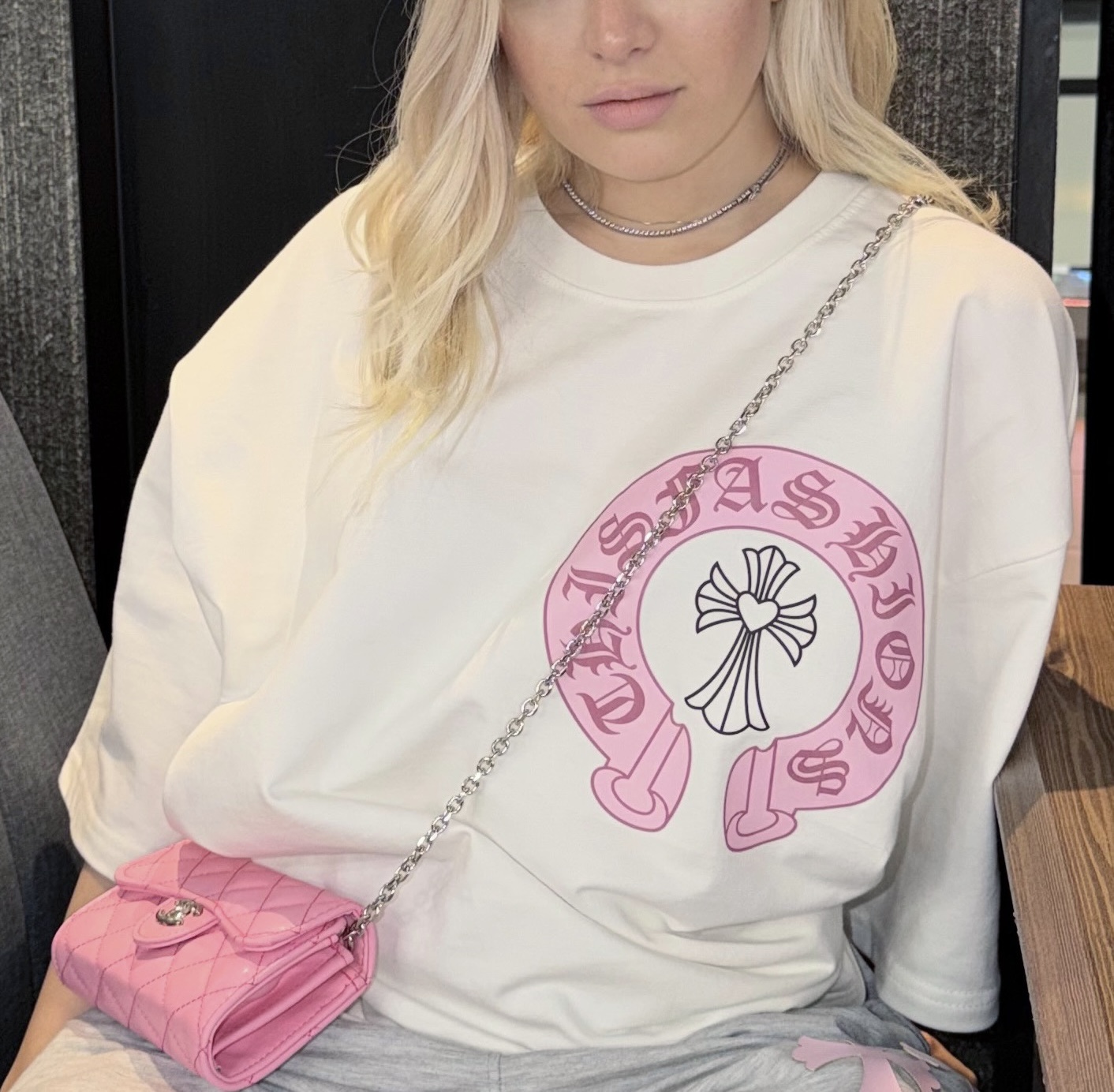 تیشرت chrome hearts💕