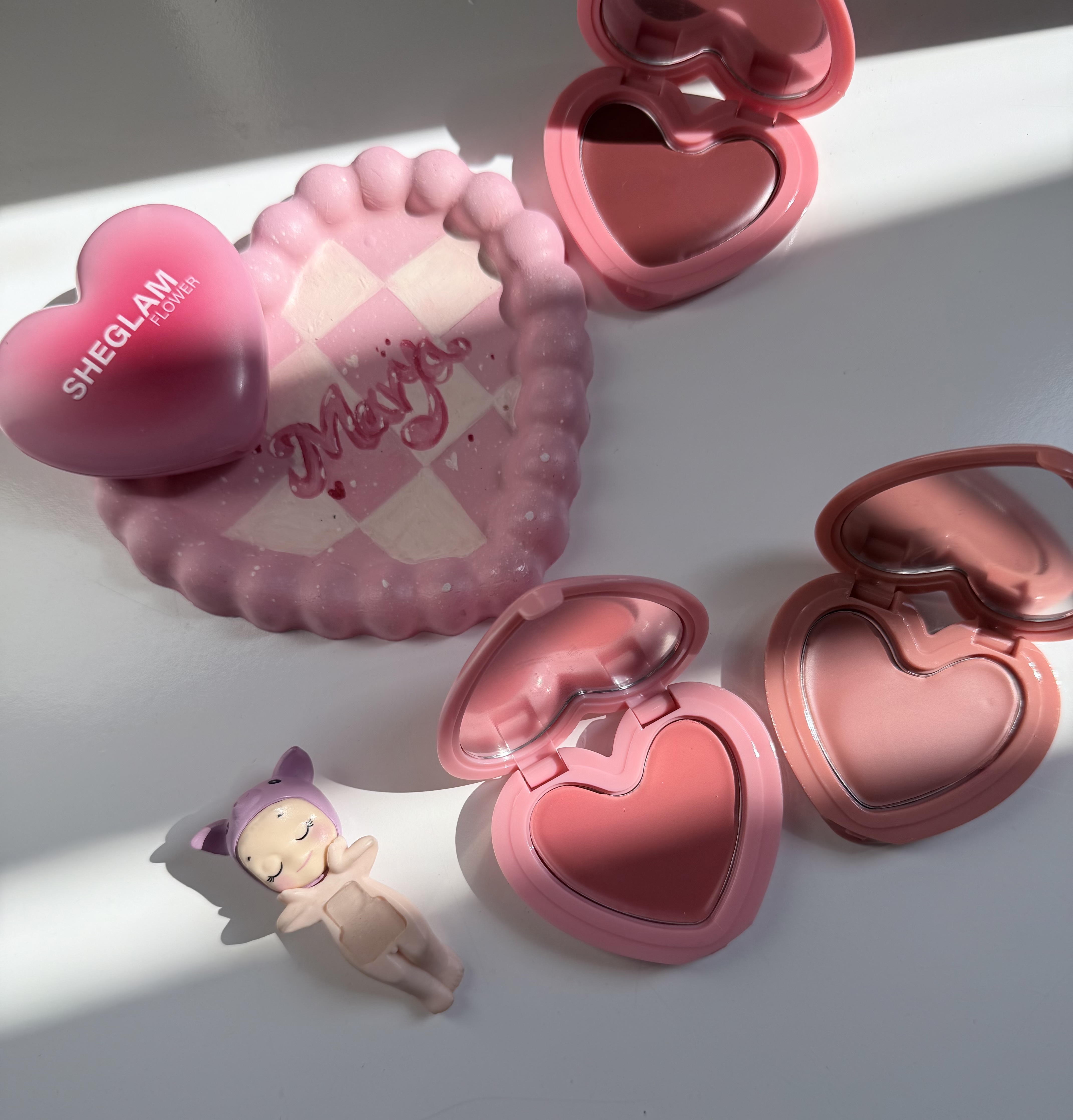 رژگونه طرح sheglam قلبی💗