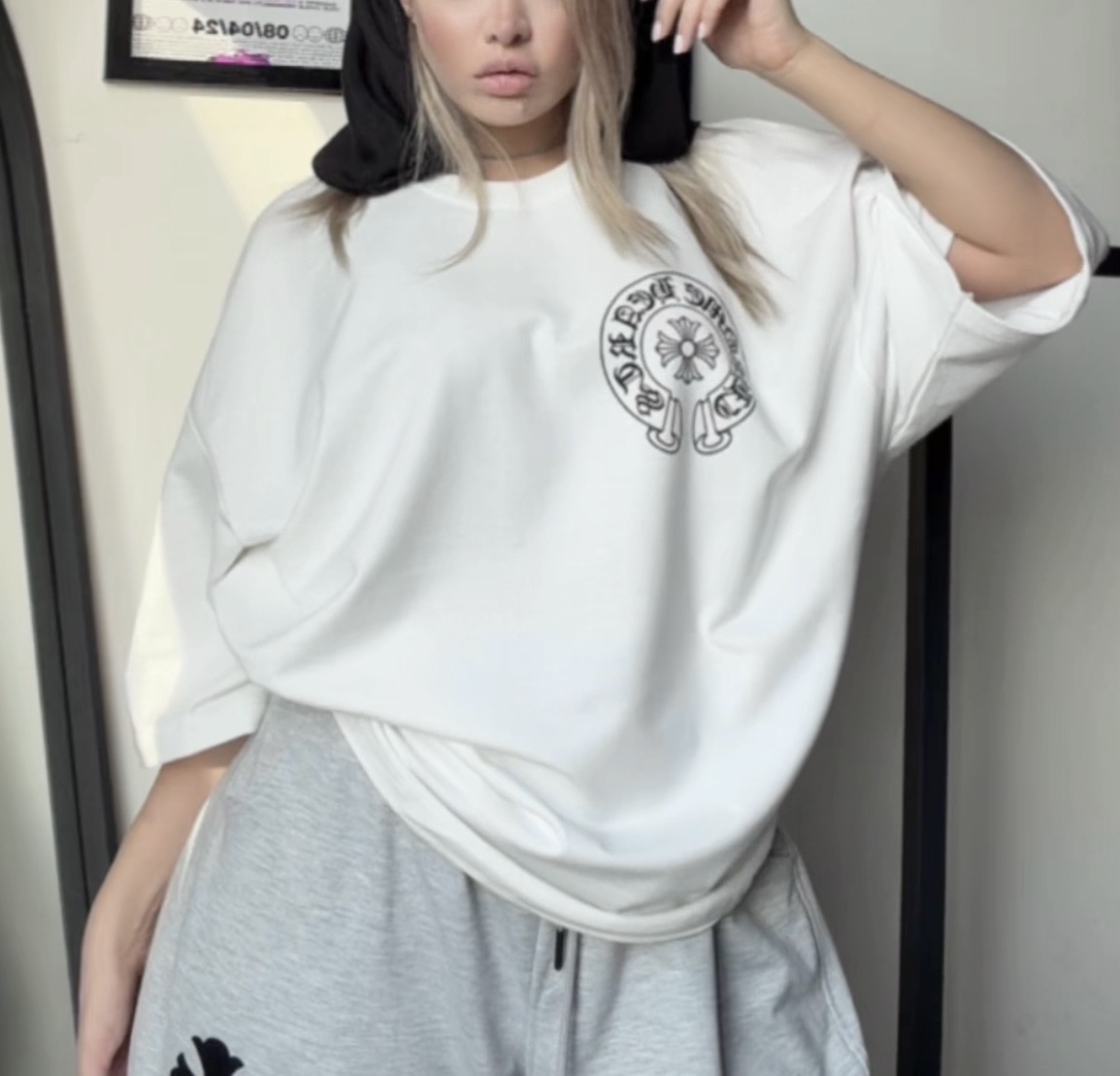 تیشرت chrome hearts🕸️